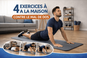 exercices efficaces à faire à la maison contre le mal de dos